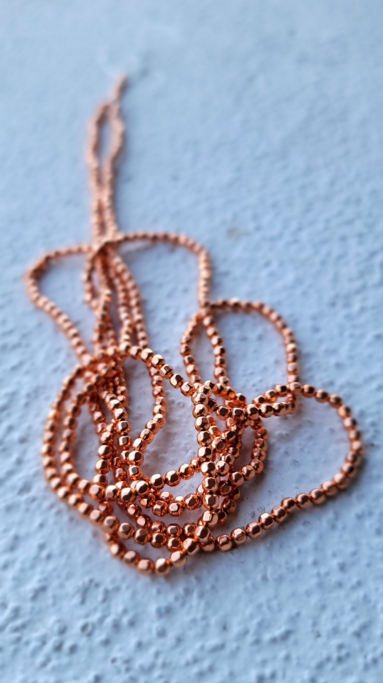100% Copper Tie-on ₩aistbeads